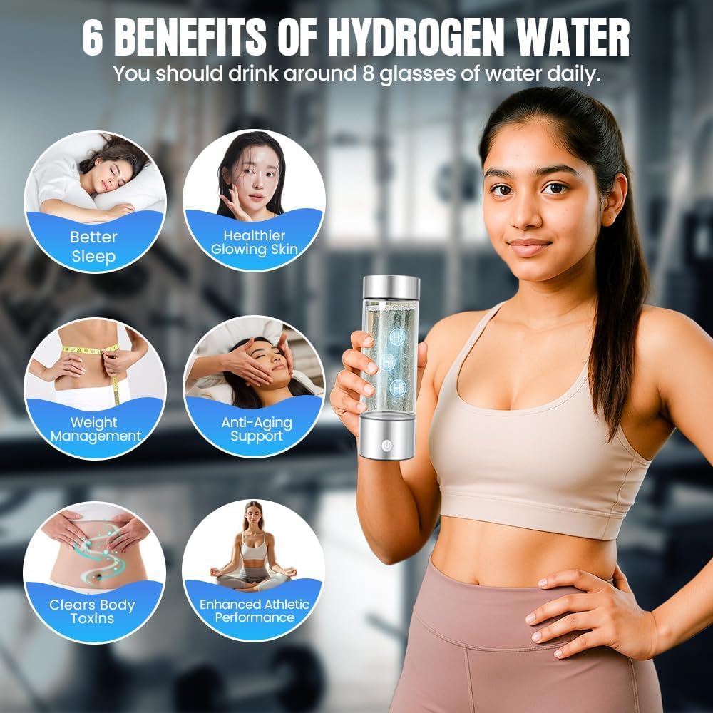 Hydrogen Water Bottle view 2