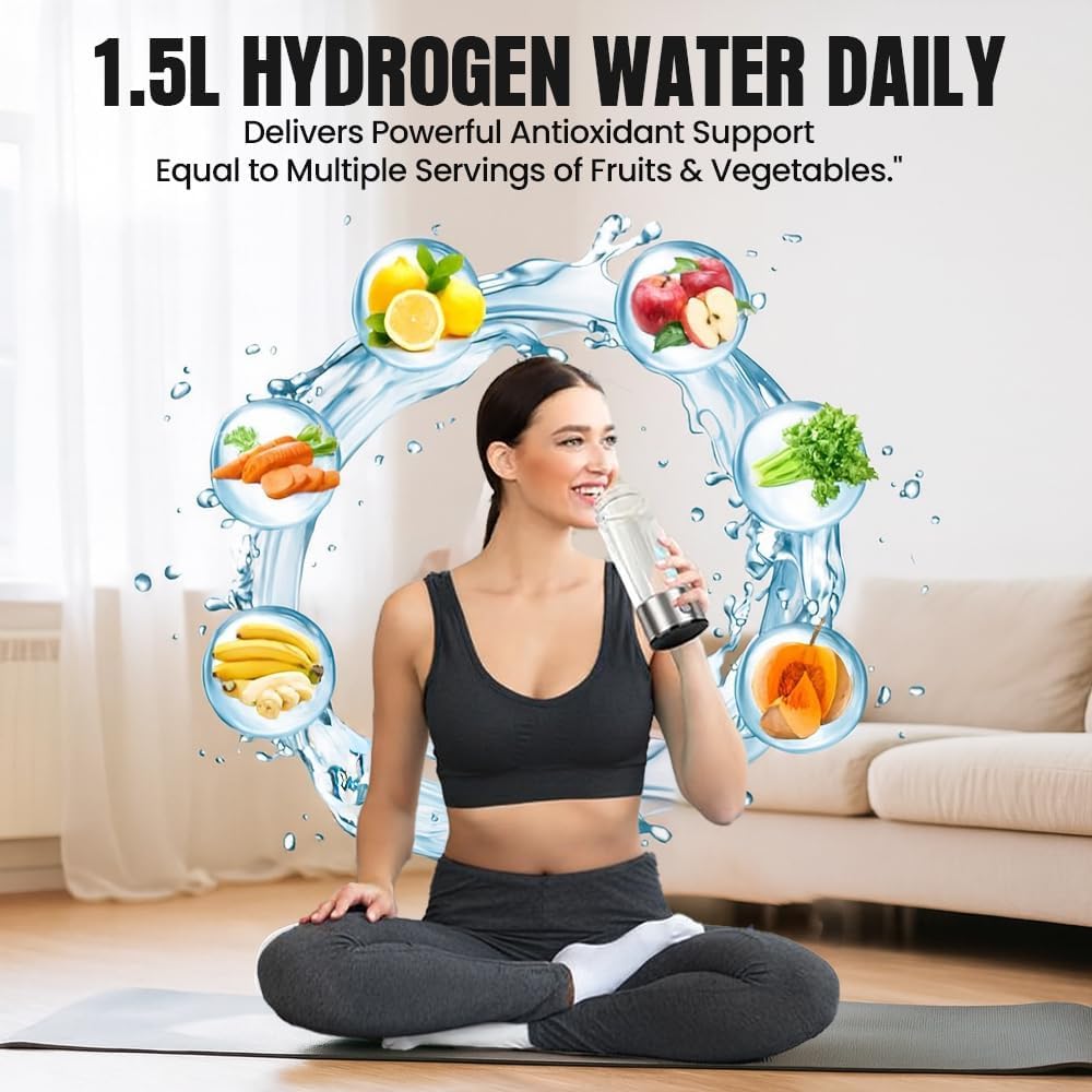 Hydrogen Water Bottle view 3
