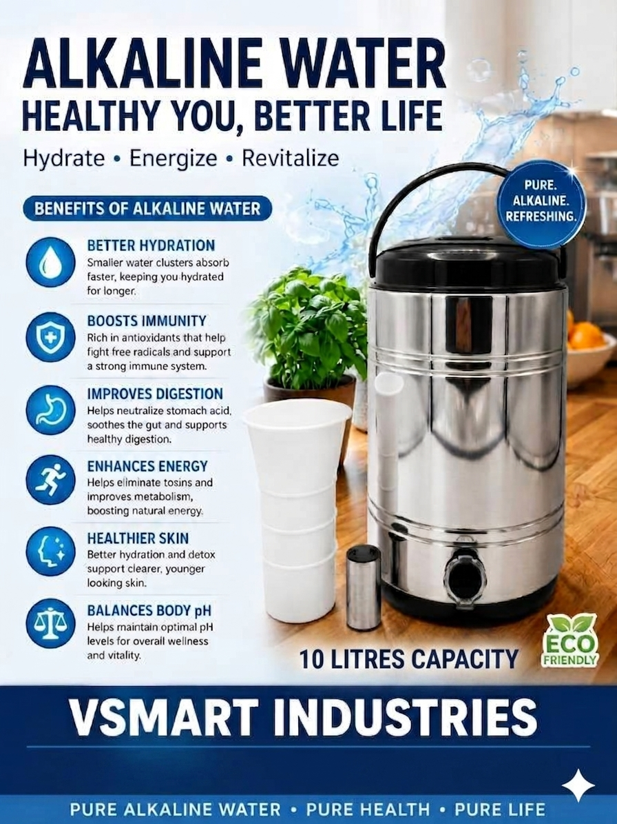 Portable Alkaliser Jug - 10 Litre